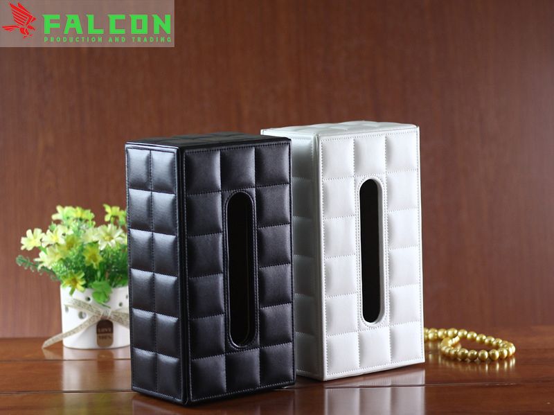 Hộp đựng giấy khách sạn bọc da