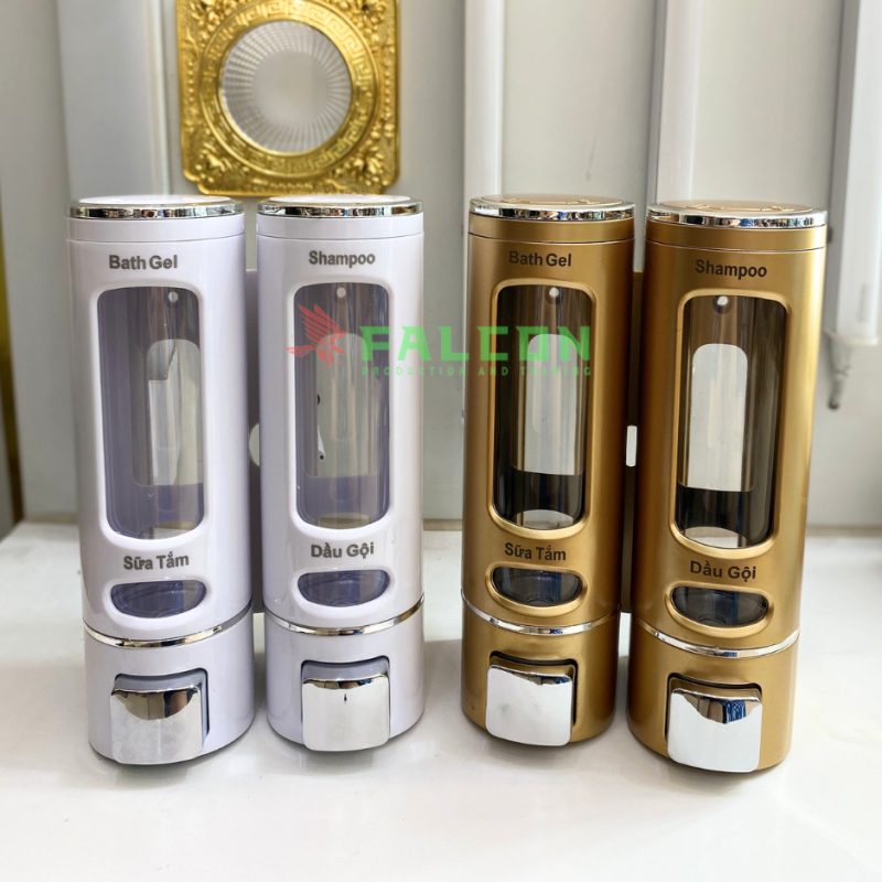 Bình đựng dung dịch gắn tường đôi cao cấp 