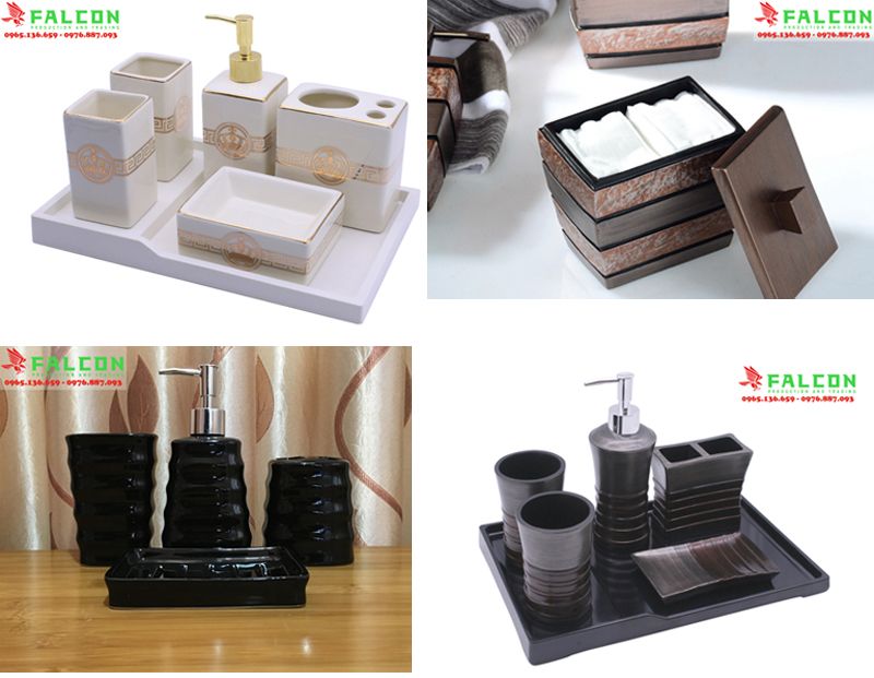 Bộ đồ resin dùng trong khách sạn