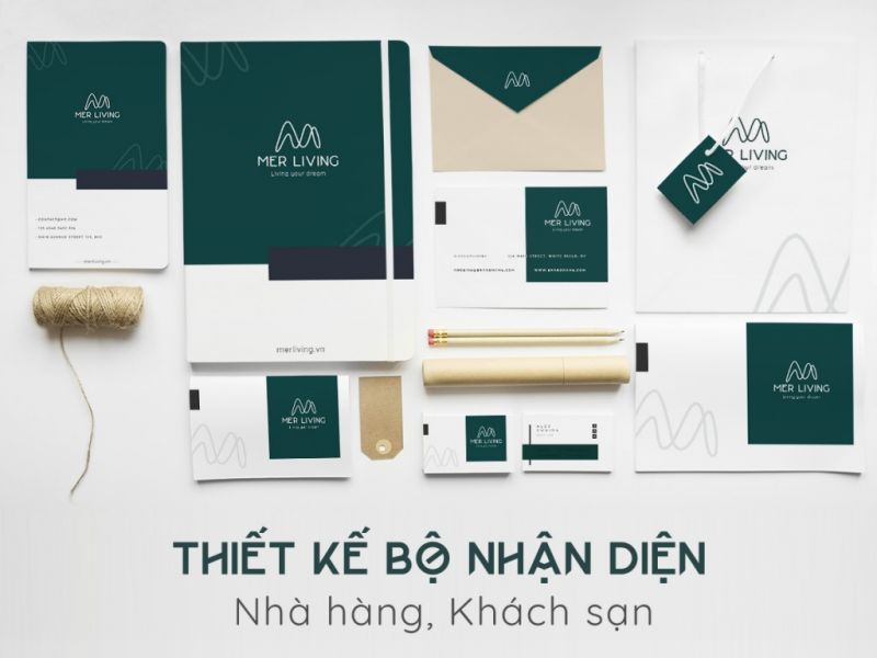 Bộ nhận diện thương hiện nên dễ nhớ, tạo ấn tượng mạnh mẽ cho khách hàng