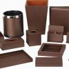Bộ đồ dùng khách sạn bọc da 09
