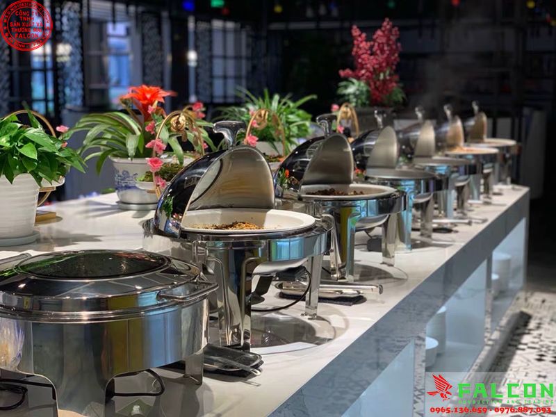 Dụng cụ, thiết bị buffet cao cấp cho nhà hàng, khách sạn