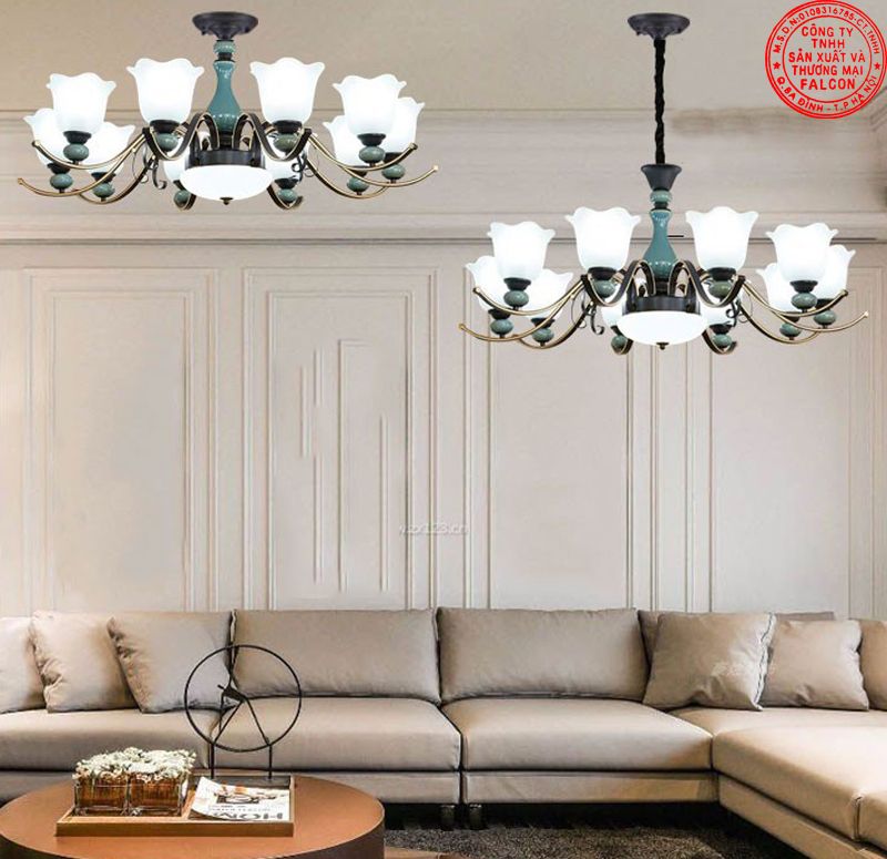 Đèn chùm sảnh khách sạn 02
