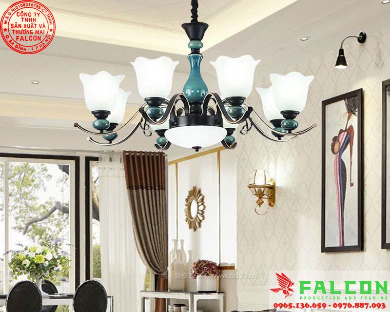 Đèn chùm sảnh khách sạn 02