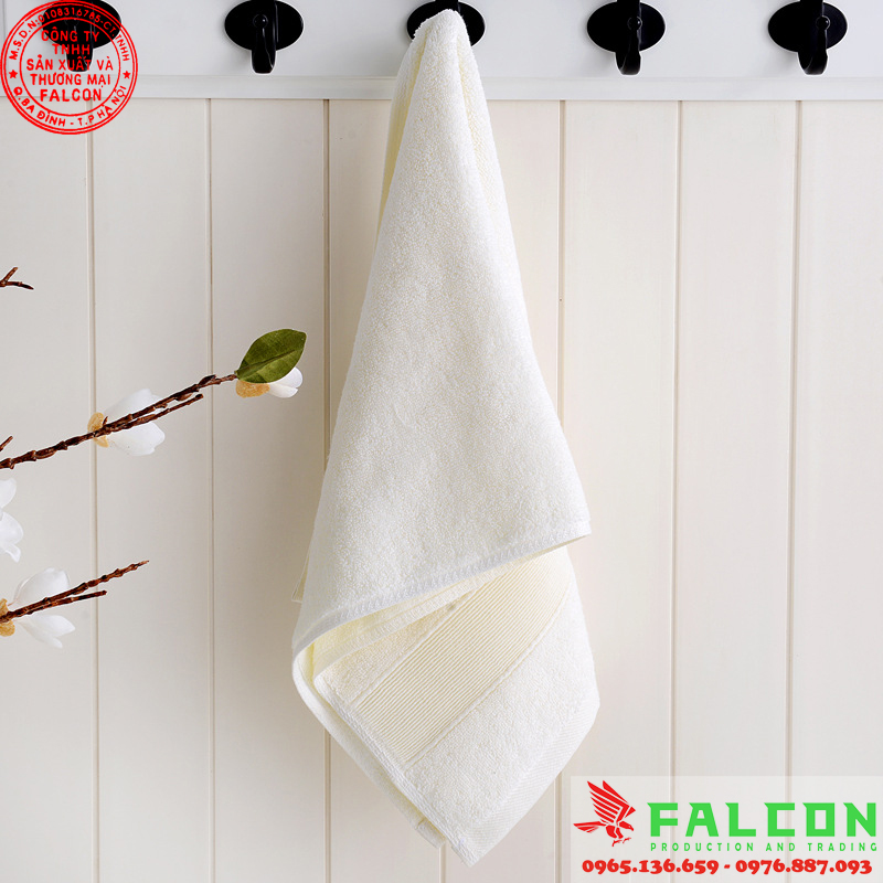 Khăn lau tay 34*34*60g cotton mềm mịn và thấm hút tốt