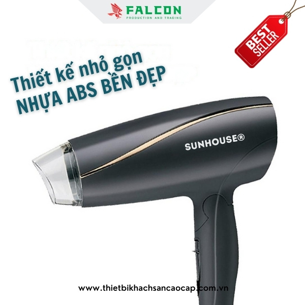 Máy sấy tóc SHD2306 được sản xuất với chất liệu ABS bền bỉ