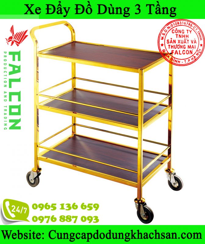 xe đẩy 3 tầng