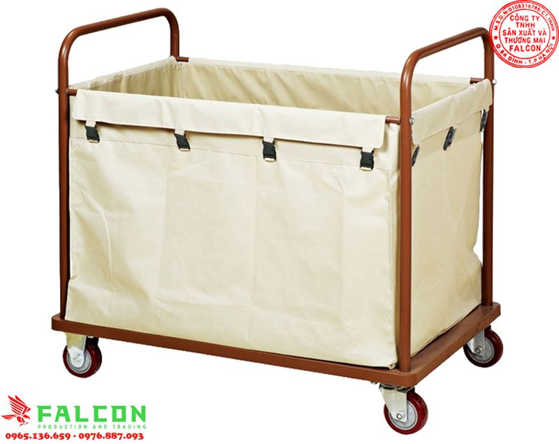 Xe đẩy dọn phòng khách sạn 10
