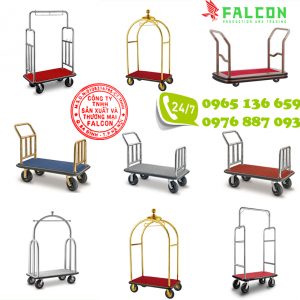 Tổng hợp một số xe đẩy hành lý khách sạn