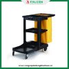 Xe dọn vệ sinh chữ L chuyên cho khách sạn, bệnh viên, trường học...