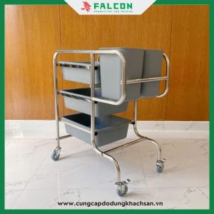 Xe thu gọn thức ăn chuyên dụng cho nhà hàng, khách sạn