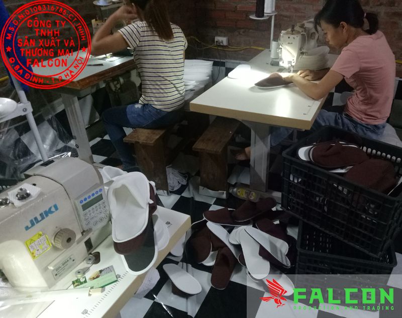 Xưởng sản xuất và cung cấp dép khách sạn uy tín Falcon Xưởng sản xuất và cung cấp dép khách sạn uy tín Falcon